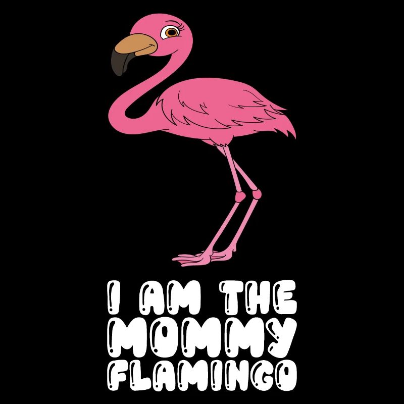 Funny flamingo graphics