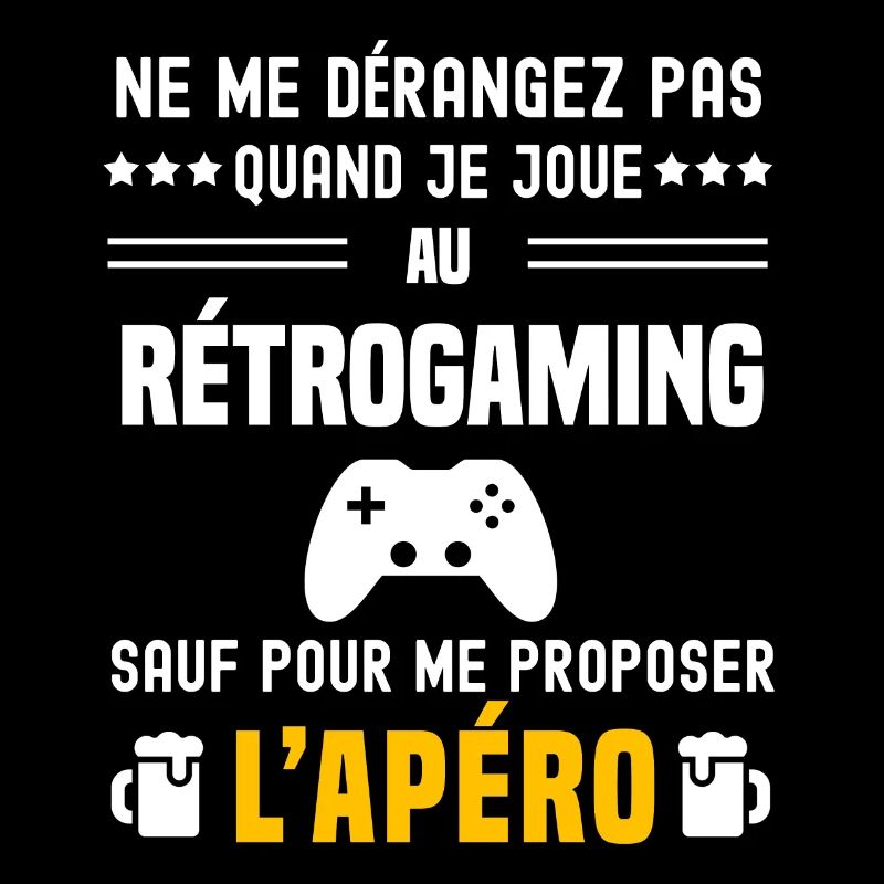 rétrogaming ne dérangez pas sauf apéro