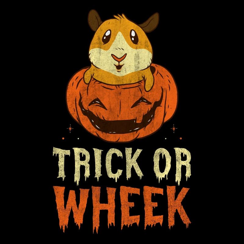 Hamster Trick Or Wheek Spooky Pumpkin
