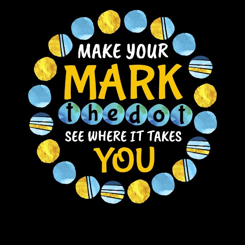 Make Mark Colorful Pattern International Dot Day