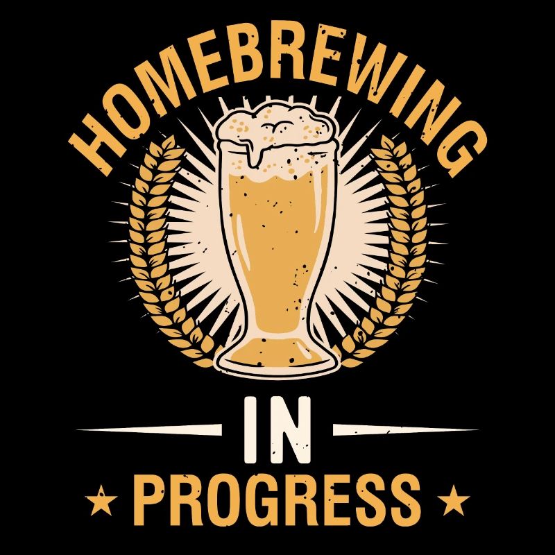 Homebrewing In Progress Brassage de bière alcoolisé