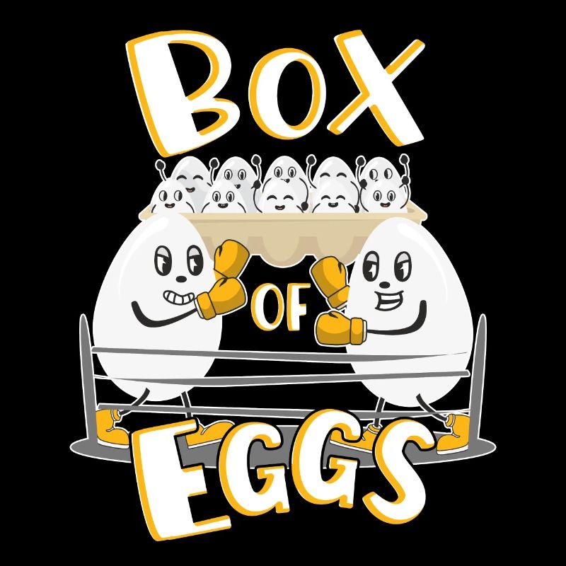 Funny Box Of Eggs - Cool Eggs Farmer Gift Idea