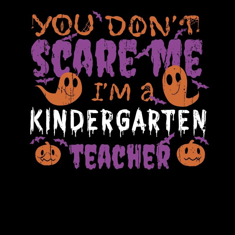 Ghost Pumpkin Kindergarten Enseignant Halloween