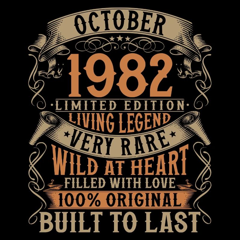 Octobre 1982 Cadeau d’anniversaire de naissance