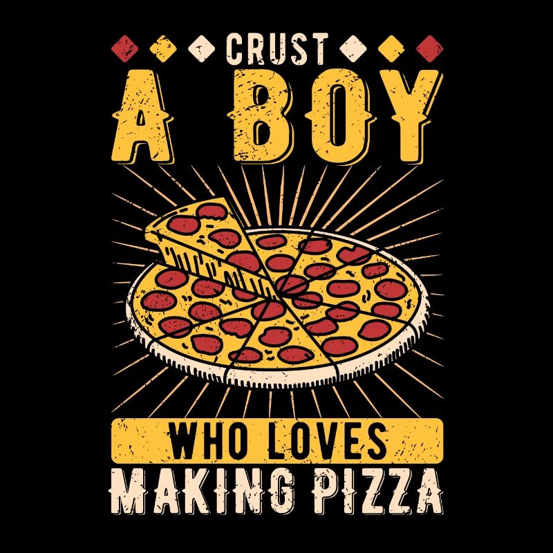 Pizzabäcker Pizzaiolo Crust A Boy