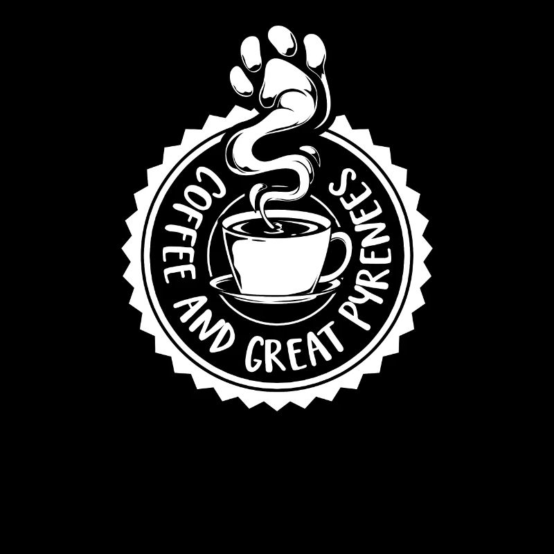 Kaffee und Pyrenäenberghund