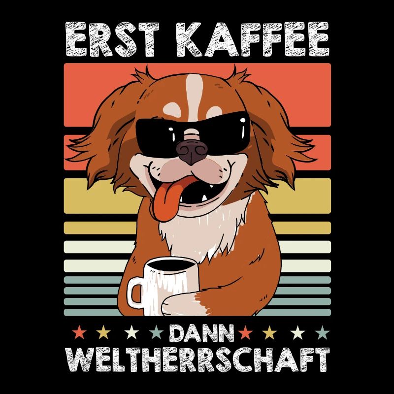 Pekingese Kaffee-Sonnenbrille