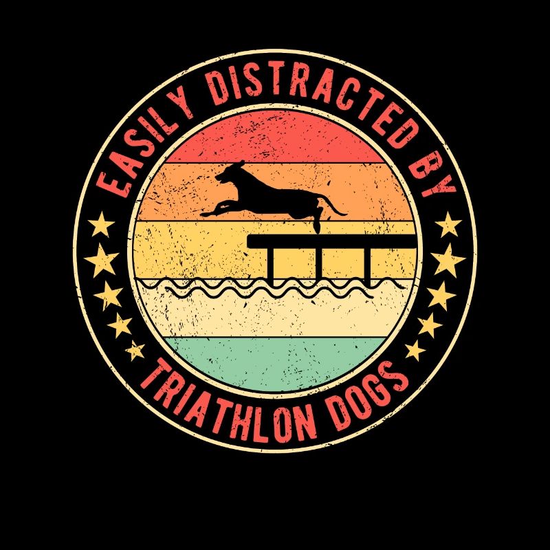 Dock Diving Easily Distracted By Triathlon Dogs
