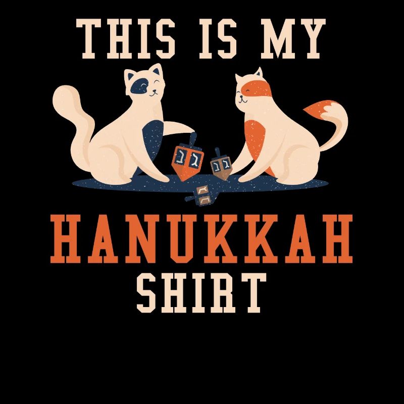 Chats Juifs de Noël Juif ce mon Hanoukka