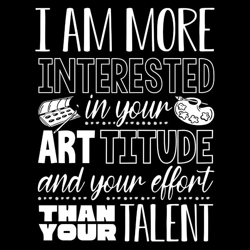 Professeur d’art, intéressé par l’effort d’artitude