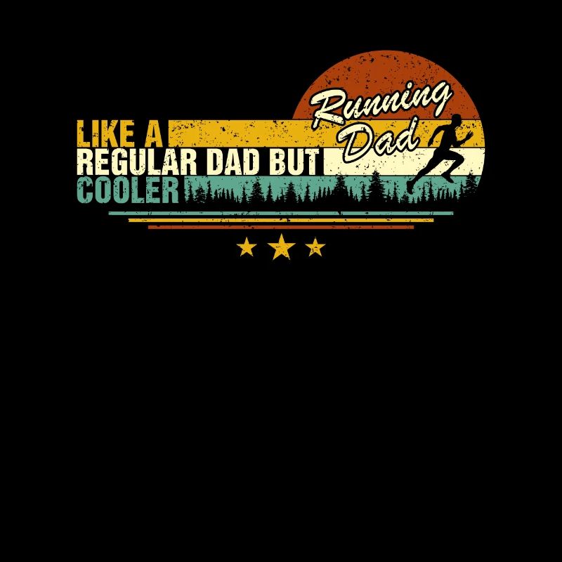 Marathon Runner Retro Funny Running For Dad Coach