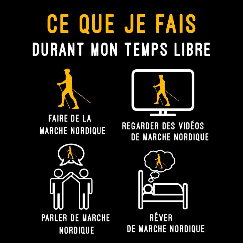 marche nordique temps libre cadeau marcheur