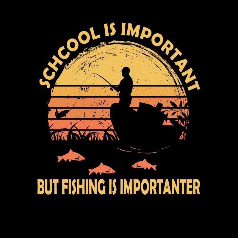 Drôle de conception de pêche Pêcheur