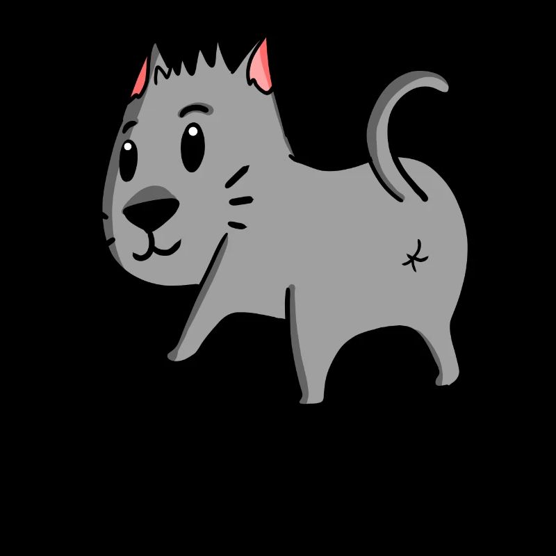 Chat par derrière - Cul de chat - Cul de chat