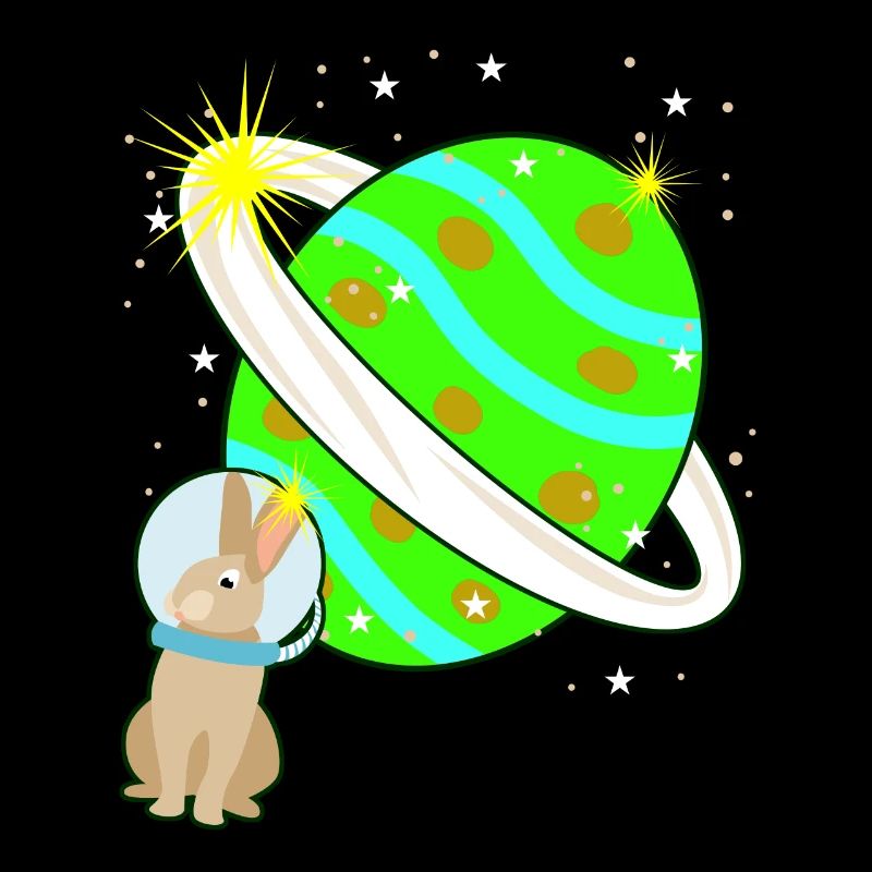 Lapin de Pâques Lapin Lapin de l’espace oeuf de Pâques