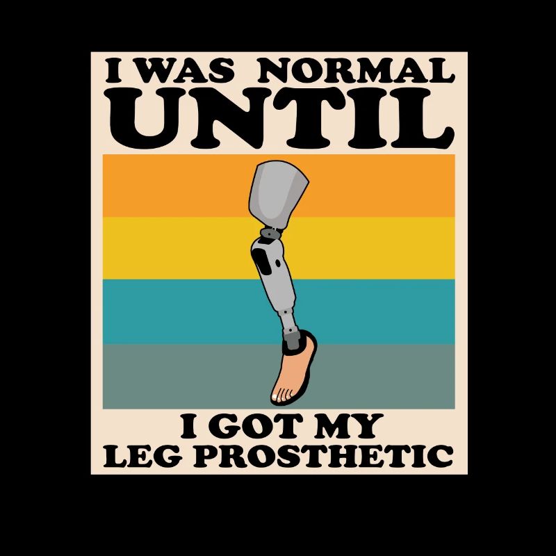 Artificial leg design for leg prostheses