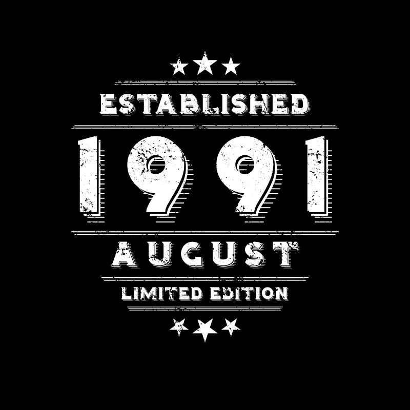 Geburtstag im August 1991 - August