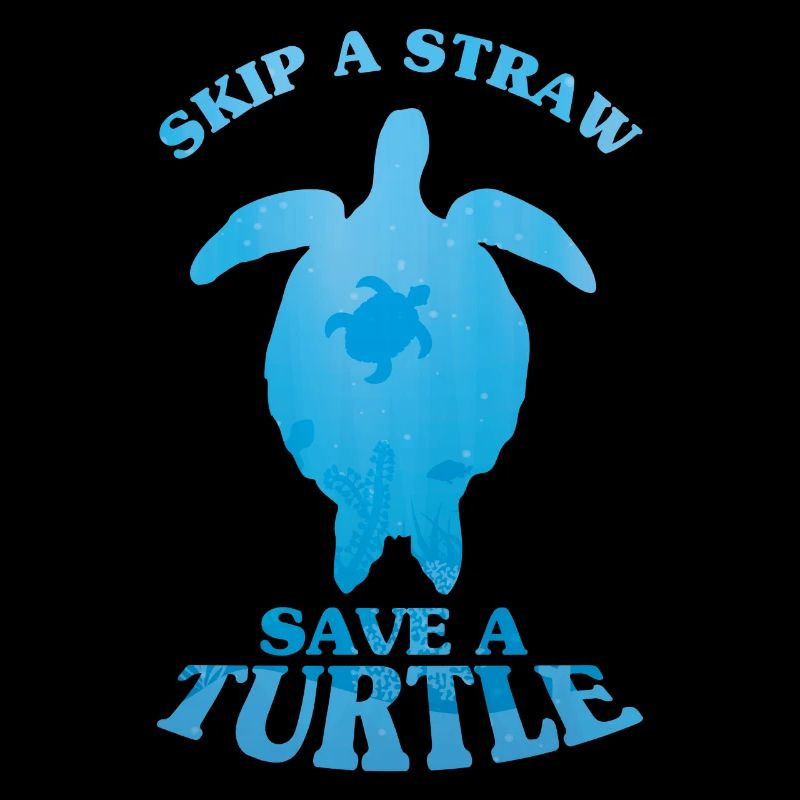 Save Turtle Clean Save Nature Oceans Day Earth Day