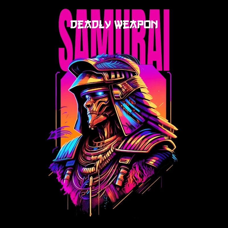 Samurai Cyber Warrior Geschenk