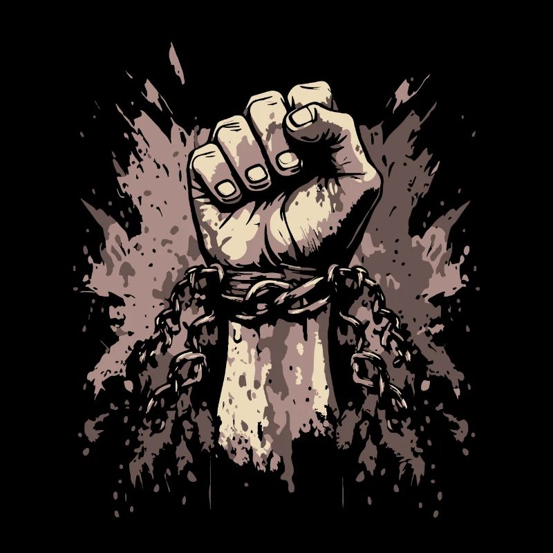 Poing des chaînes - Mois de l’histoire des Noirs Juneteenth
