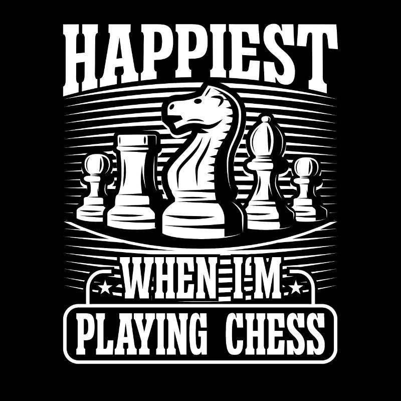 Le plus heureux quand je joue aux échecs
