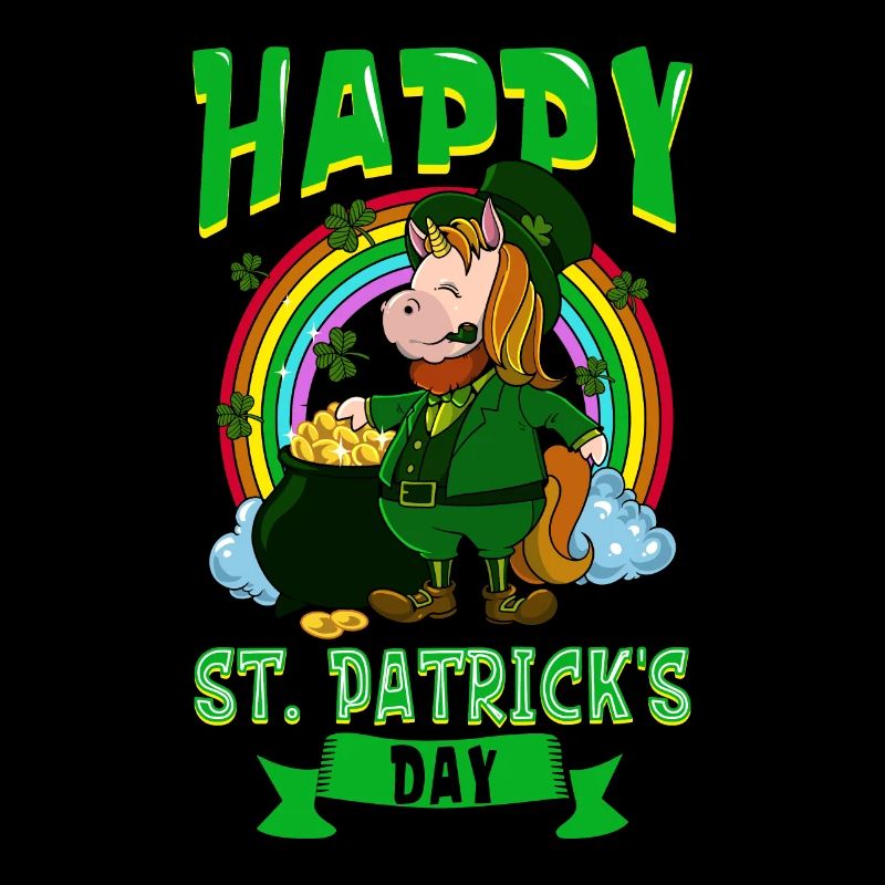 St Patricks Einhorn - Happy St Patricks Day