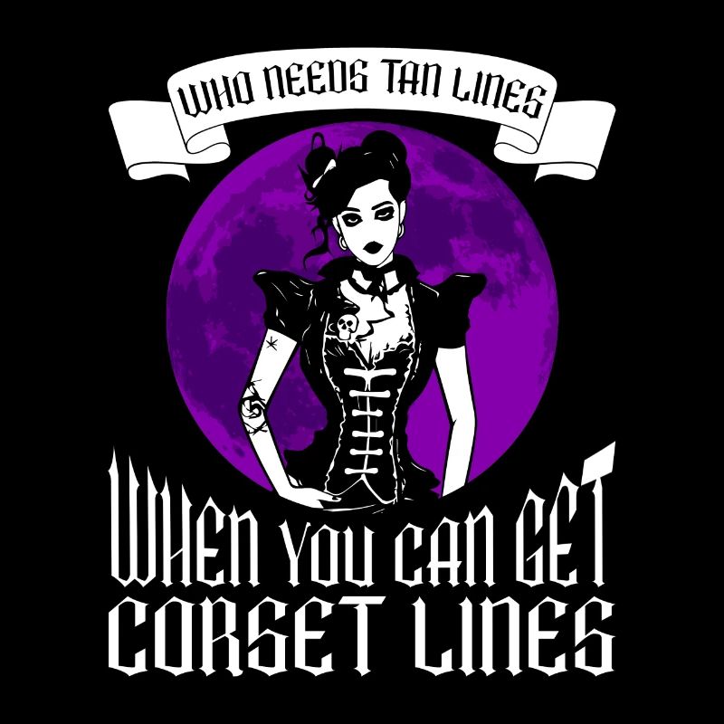 Moontan Gothic Spruch Goth Girl Grufti Emo