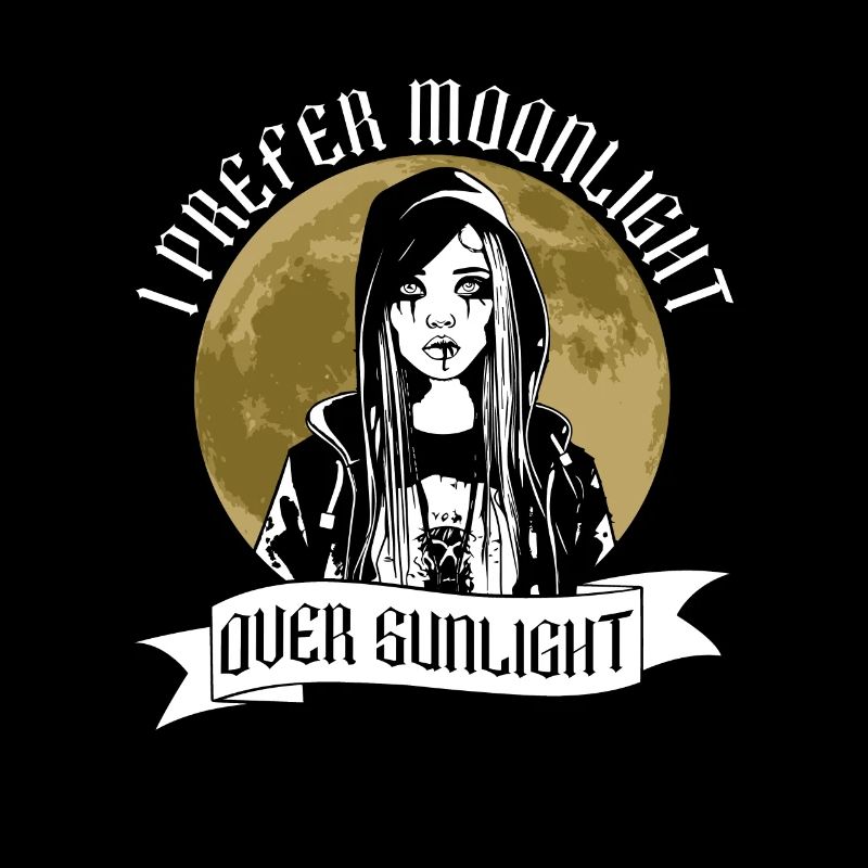 Clair de lune avant la lumière du soleil - Moontan Gothic Goth