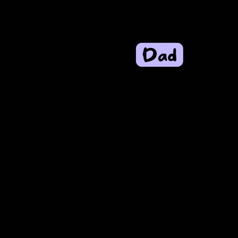 Bouclier de lettrage de papa
