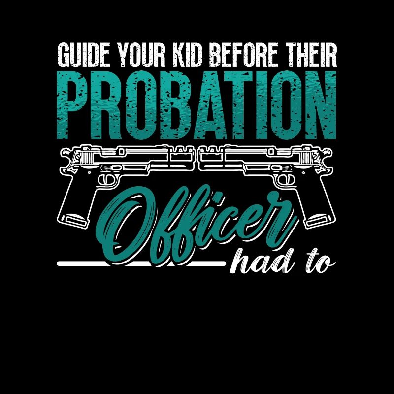 Un agent de probation guide votre enfant devant le shérif