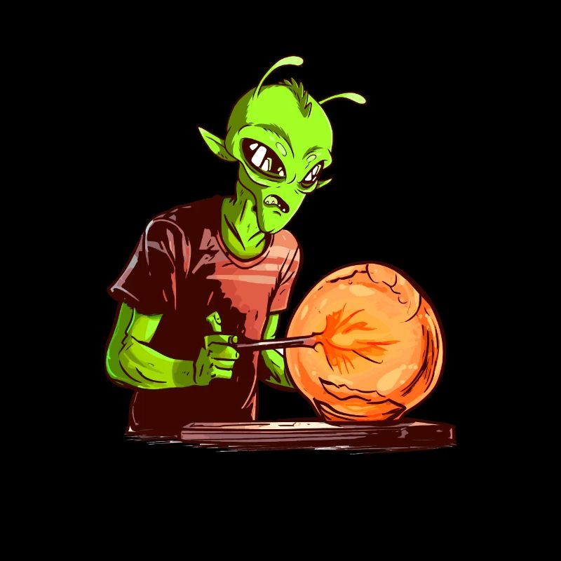 Alien comme souffleur de verre - souffleurs de verre souffleurs de verre