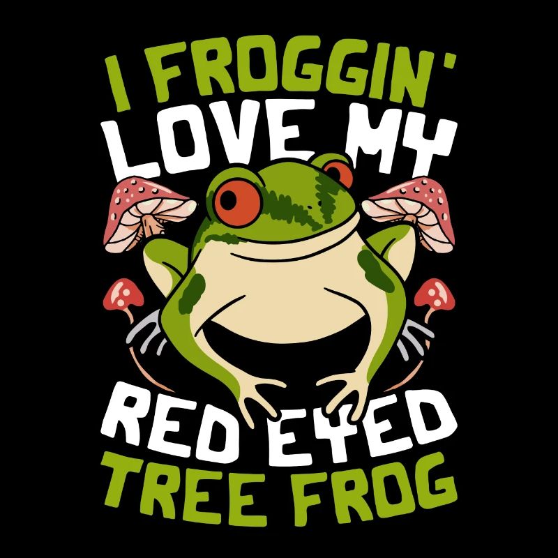 Frosch Rotaugenlaubfrosch