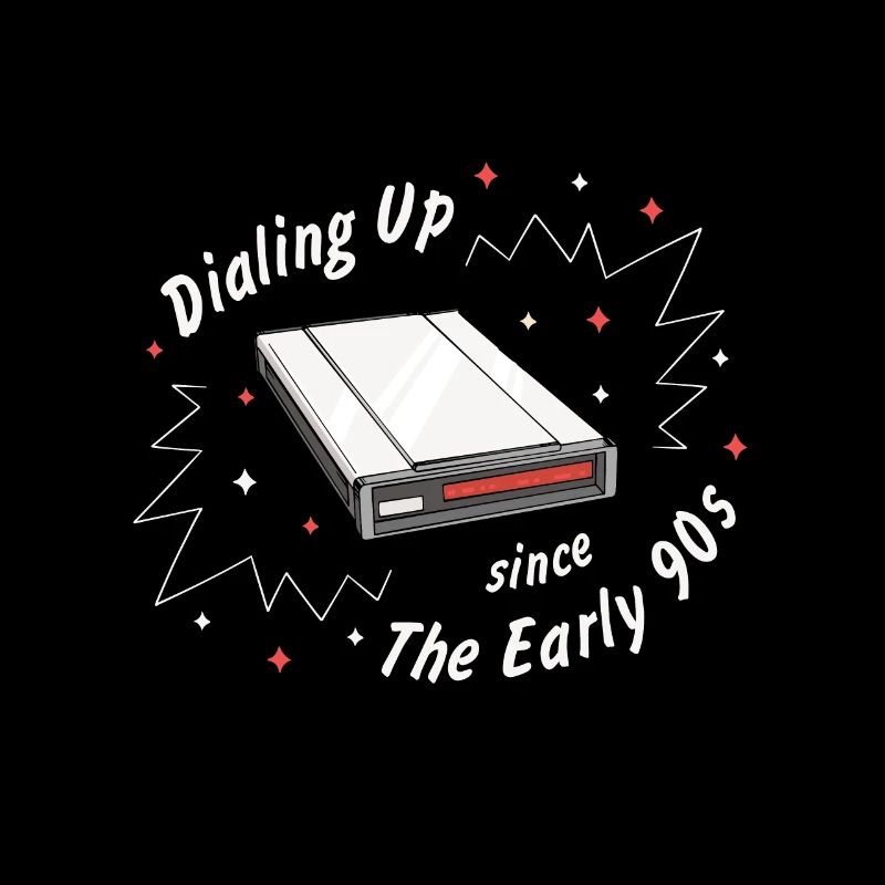 90s Nostalgie Rétro 90s Dial-up