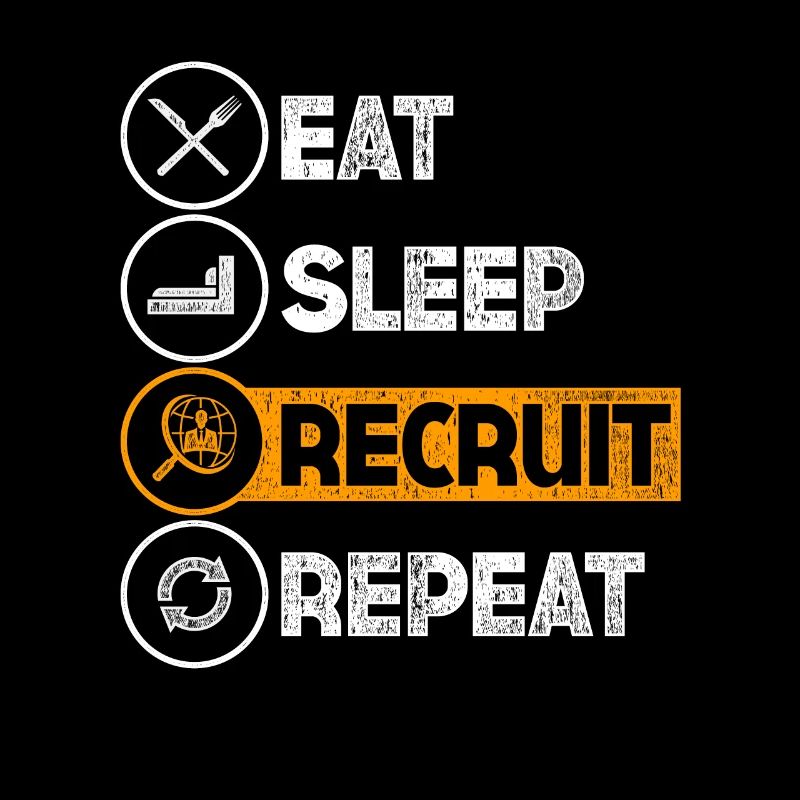 Responsable RH Manger dormir Recruter Répéter