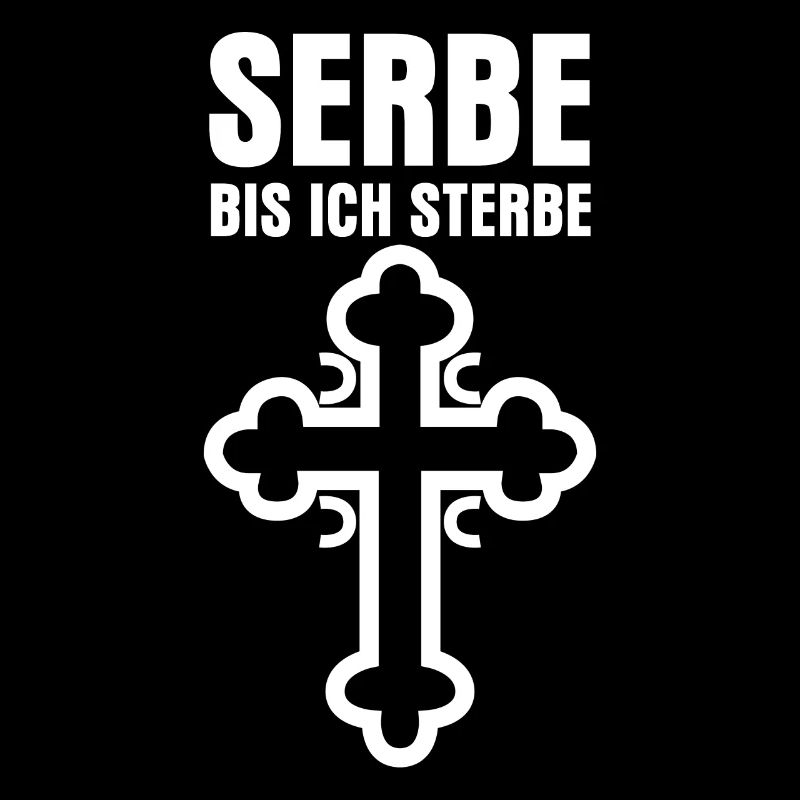 Serbien Spruch Serbe serbische Flagge