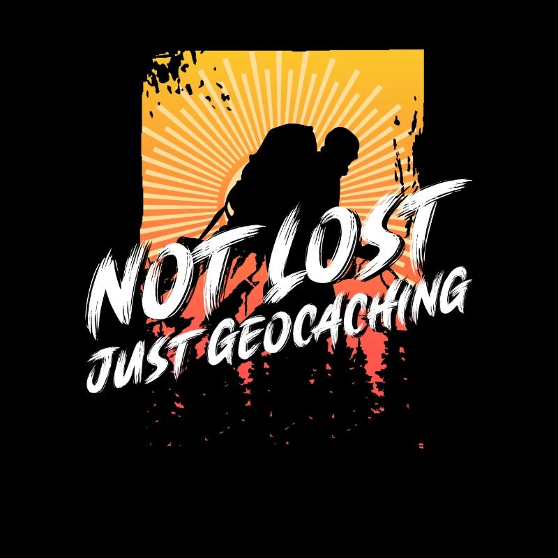 Not lost - just geocaching - geocaching