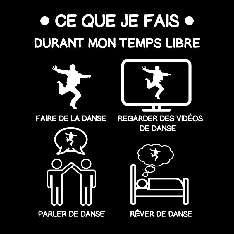 danse temps libre cadeau danseur