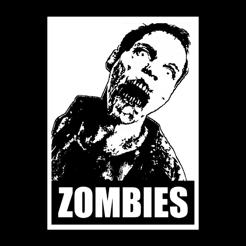Affiche d’Halloween zombie