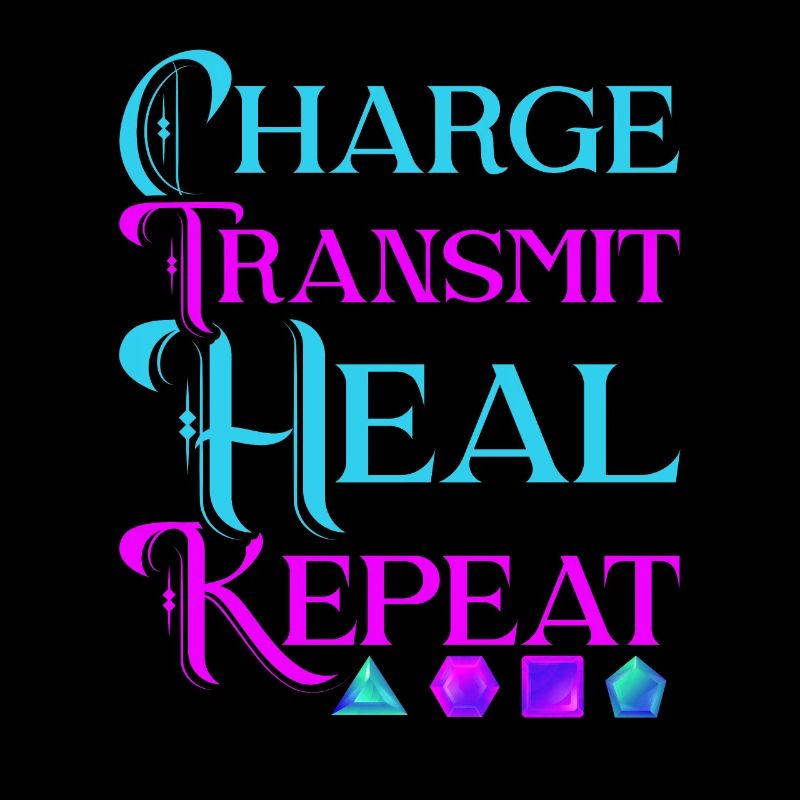 Crystal Healer Charge Transmit Heal Repeat