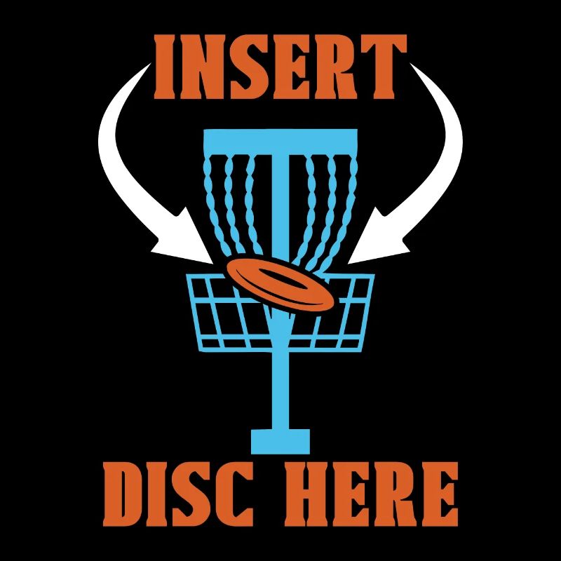 Disc Golf Insert Disc Here Ultimate Frisbee Golfer