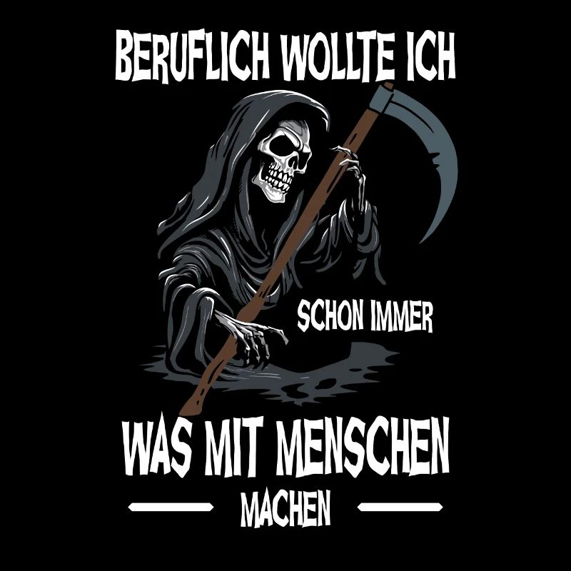Sensenmann Schwarzer Humor