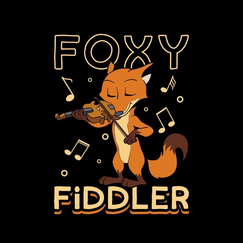 Foxy fiddler - fox on the violin