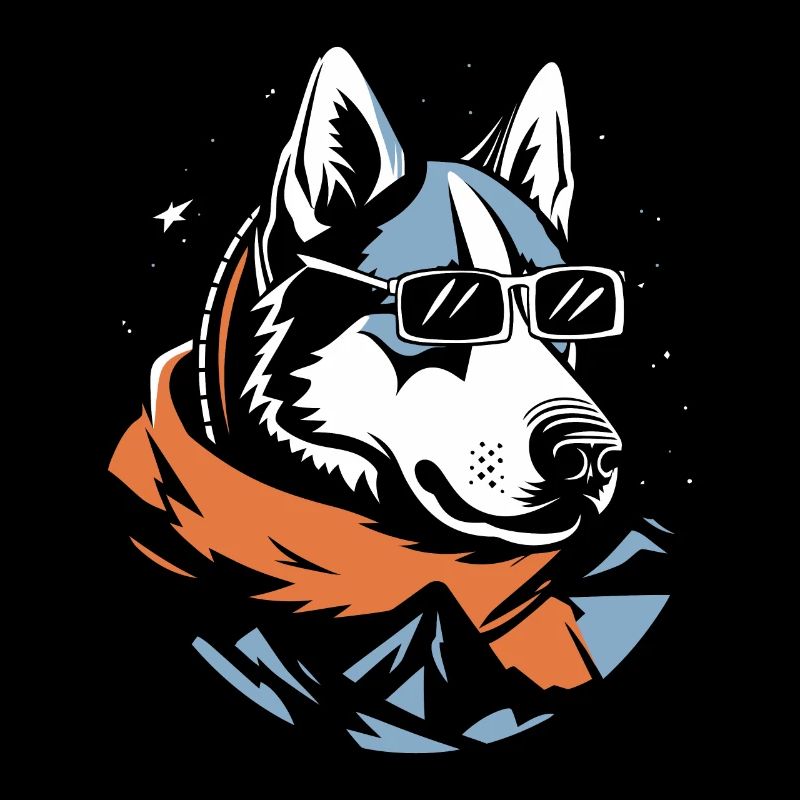 Lunettes de soleil loup Écharpe