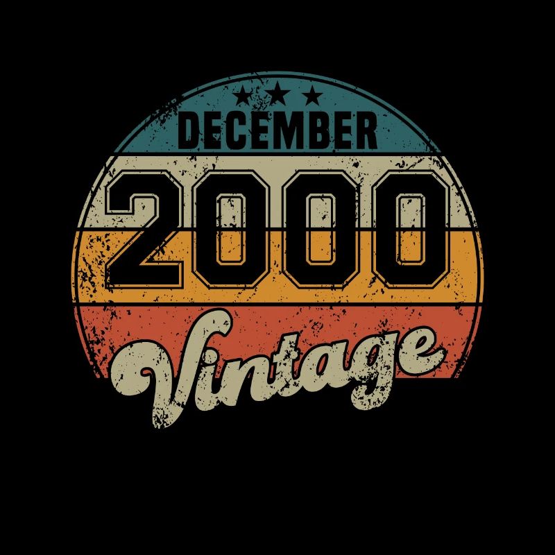 Anniversaire Vintage - Décembre 2000 - Idée cadeau