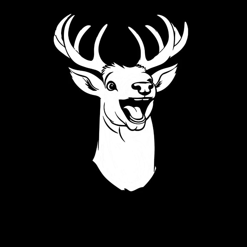 Hirsch Lächelnd