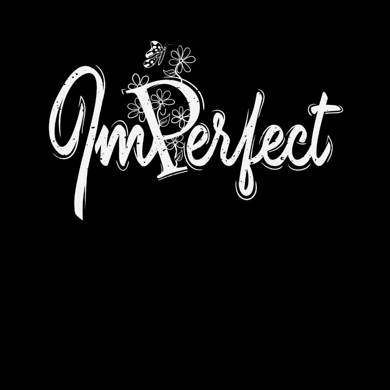 Imperfect mit Schmetterling