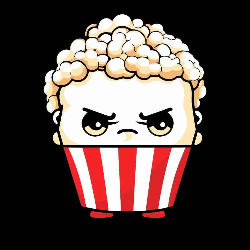 Maïs soufflé Kawaii