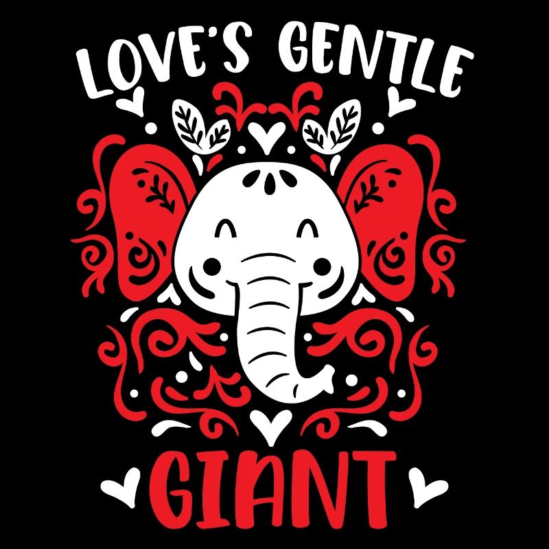 February 14 Valentine's Day Gift Cute Elephant