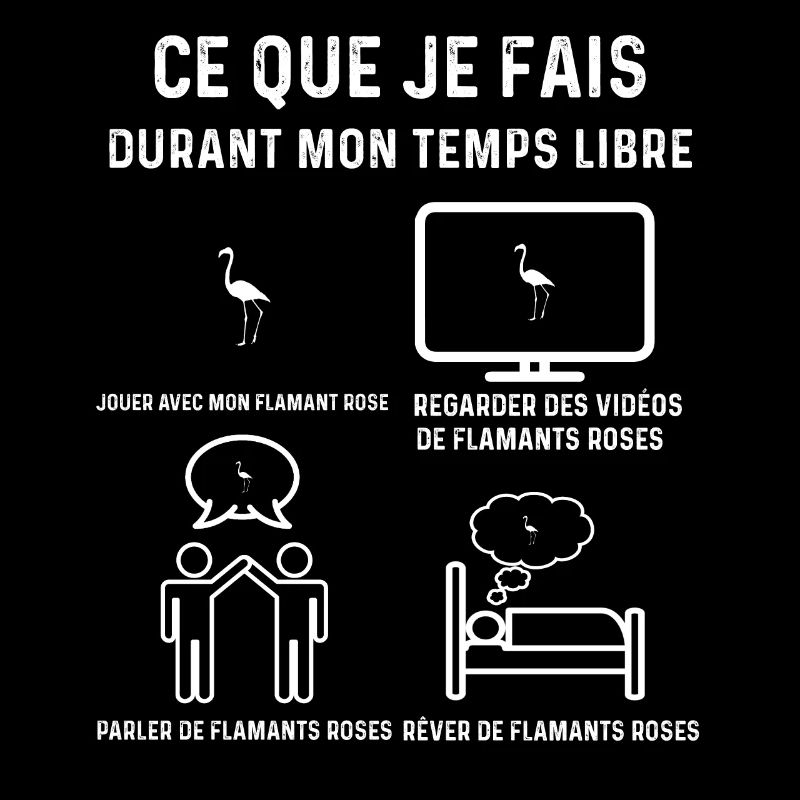 flamand-rose temps libre cadeau