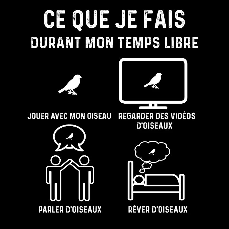 oiseau temps libre cadeau